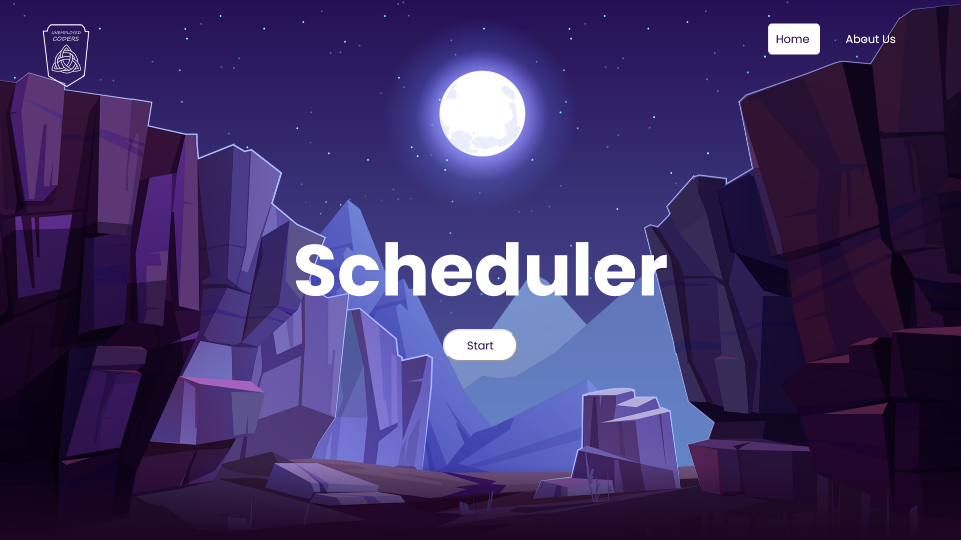 Scheduler App Interface